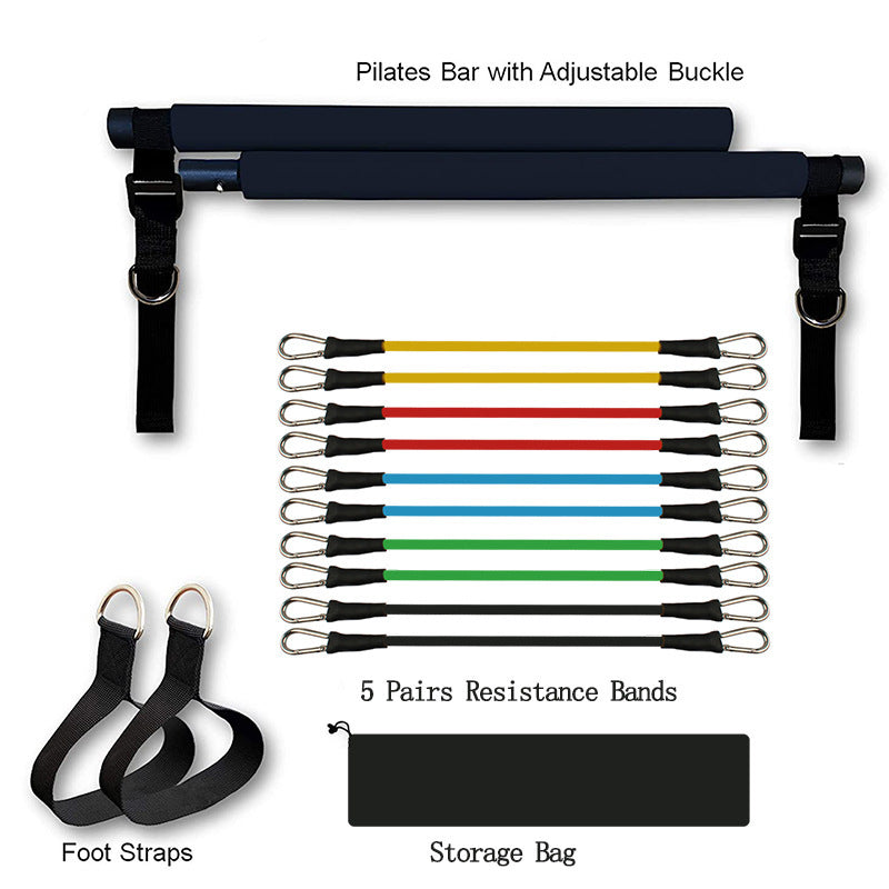 Pilates Bar with Resistance Bands