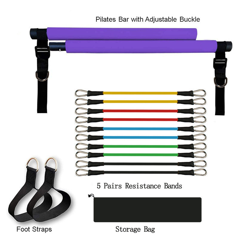 Pilates Bar with Resistance Bands