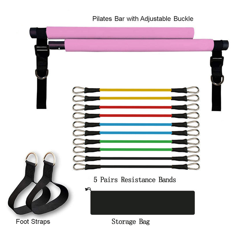 Pilates Bar with Resistance Bands